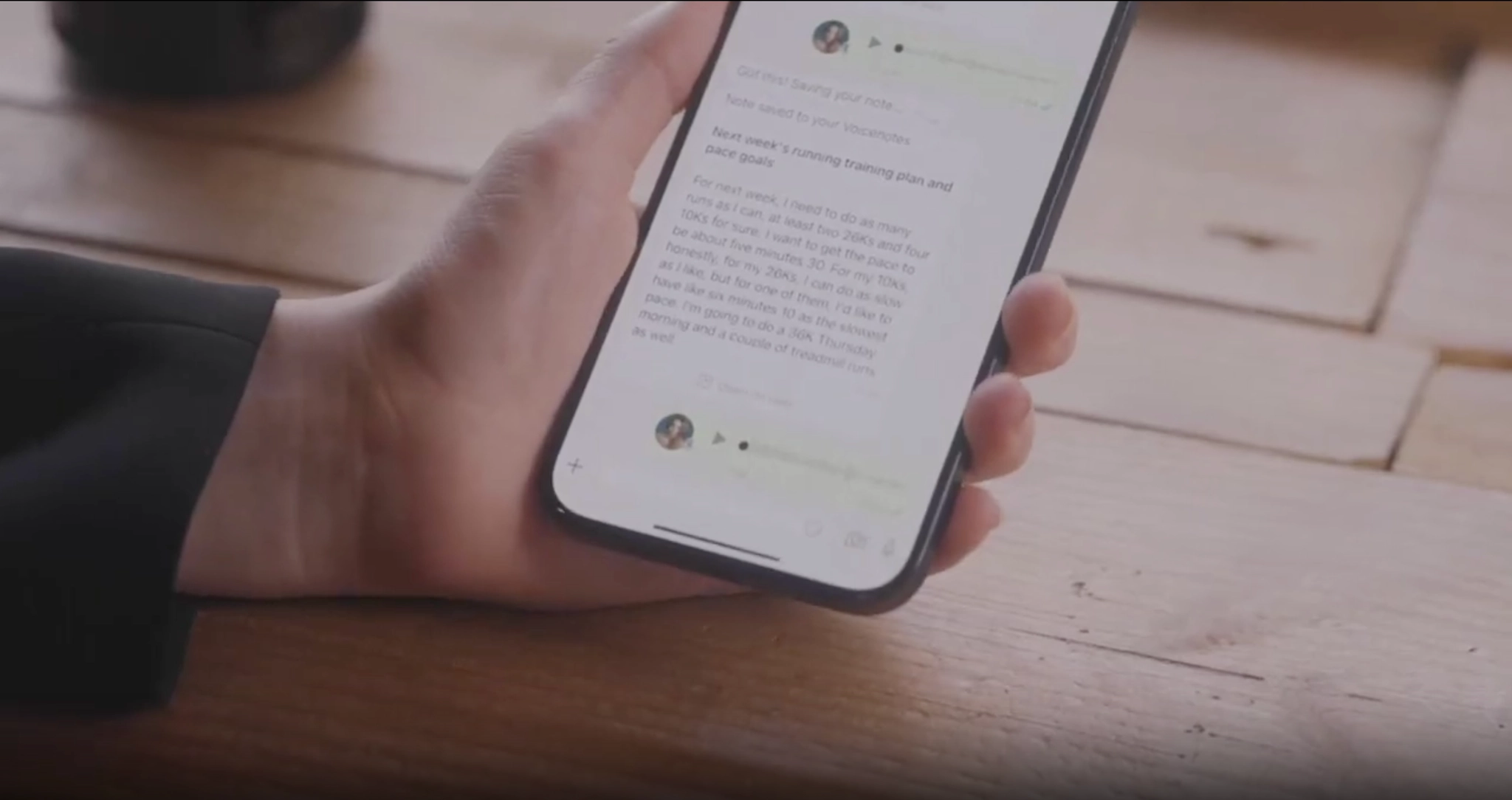 How to transcribe a voice note on WhatsApp