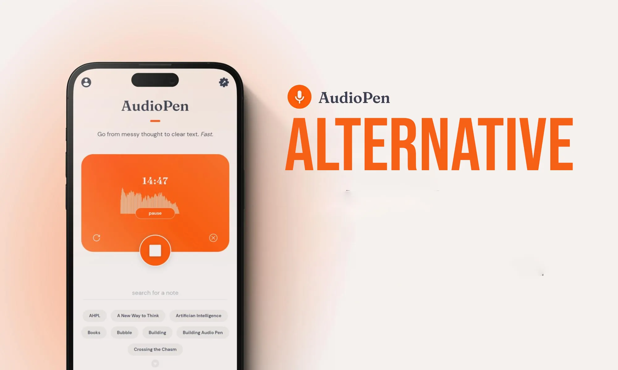 The best AudioPen alternative is Voicenotes