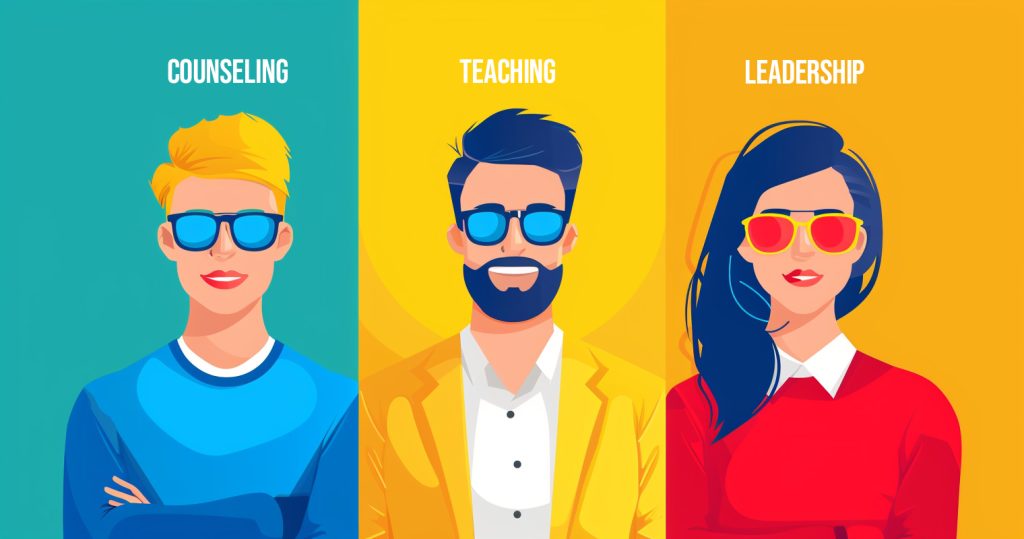 counseling, teaching, or leadership