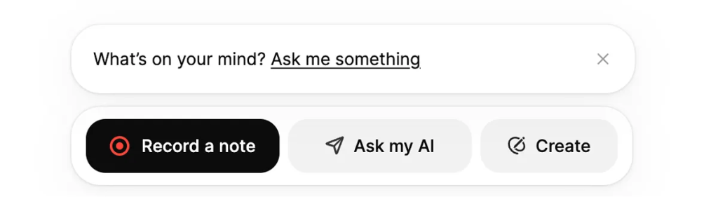 Record a note button screenshot
