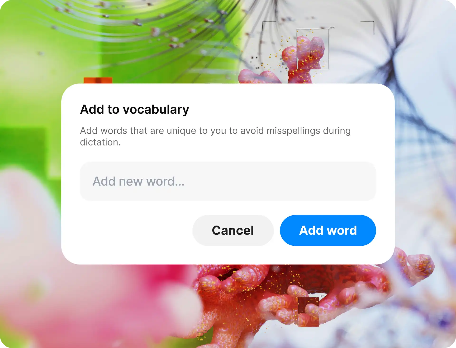 Personal Dictionary.